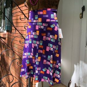 LulaRoe X-small Azure Skirt NWT